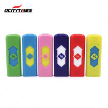 2019 New fashion colorful mini rechargeable electric usb slide lighter